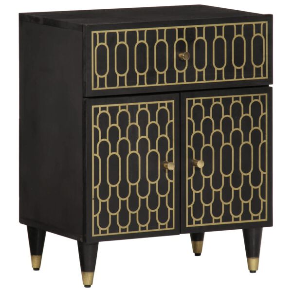 vidaXL Nattbord 50x33x60 cm heltre mango