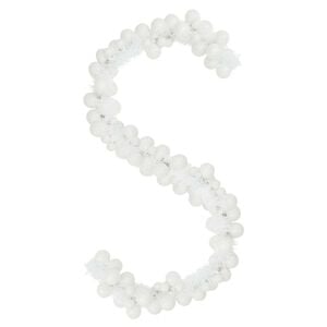 vidaXL Julekulenisse LED-lys Hvit 186 cm Polystyren