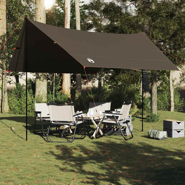 vidaXL Campingpresenning brun 462x306x211 cm vanntett