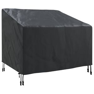 vidaXL Hage Stoltrekk Svart 96 x 79 x 74 cm 210D Oxford stoff