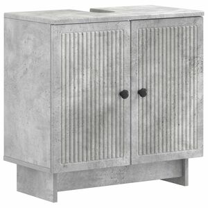vidaXL Baderomsvaskeskap EDE Betonggr&aring; 59,5 x 31,5 x 59 cm