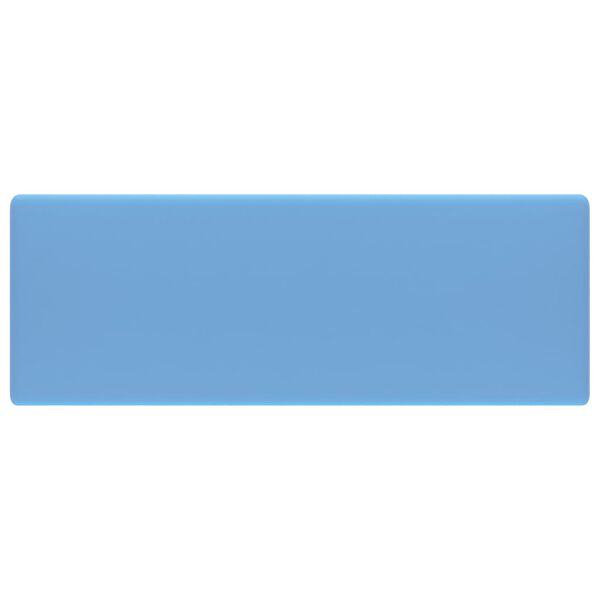 vidaXL Luksuri&oslash;s servant overl&oslash;p firkantet lysebl&aring; 41x41 cm keramisk