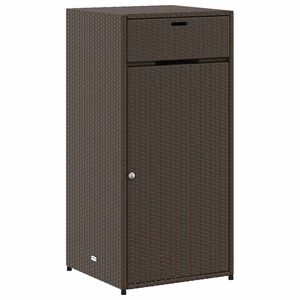 vidaXL Putekasse brun 55x55x111 cm polyrotting