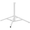 vidaXL Parasol Stativ Hvit St&aring;l for 25-32 mm Stang
