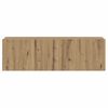 vidaXL Vegghengt TV-benk artisan eik 100x30x30 cm konstruert tre