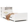 vidaXL Sengeramme uten madrass hvit 75x190 cm heltre furu