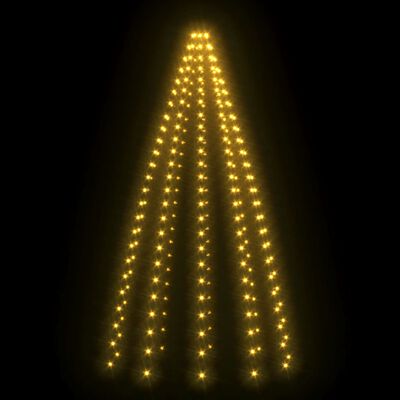 vidaXL Juletre lysnett med 250 lysdioder 250 cm