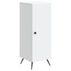 vidaXL Serviesskap Hvit 33 x 34,5 x 90 cm Konstruert tre