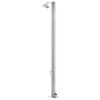 vidaXL Hagedusj 215 cm rustfritt st&aring;l