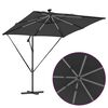 vidaXL Kantilever bananparasol Antrasitt 249 x 249 x 250 cm