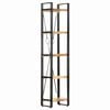 vidaXL Bokhylle 5 etasjer 40x30x180 cm heltre mango