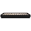 vidaXL Sengeramme svart 120x200 cm konstruert tre