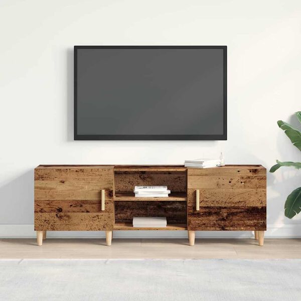 vidaXL TV-skap Gammelt tre 150 x 30 x 50 cm Konstruert tre