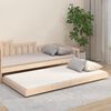 vidaXL Sengeramme uten madrass 90x200 cm heltre furu