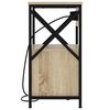vidaXL Nattbordskap Sonoma eik 40 x 31 x 60 cm Konstruert tre