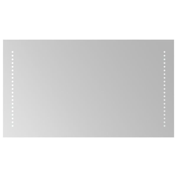 vidaXL Baderomsspeil med LED 40x70 cm