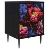 vidaXL Nattbordskap KIEL Svart eik 36 x 33 x 51 cm Konstruert tre