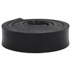 vidaXL Gummikant for sn&oslash;plog svart 300x8x2 cm