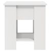 vidaXL Salongbord hvit 101x49x52 cm konstruert tre