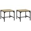 vidaXL Sidebord 2 stk sonoma eik 40x40x35 cm konstruert tre