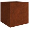 vidaXL Plantekasse 80x80x80 cm cortenst&aring;l