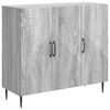 vidaXL Serviesskap Gr&aring; sonoma 89 x 34,5 x 80 cm Konstruert tre