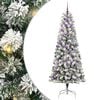 vidaXL Kunstig sammensatt juletre 300 LED-lys Gr&oslash;nn og hvit 210 cm