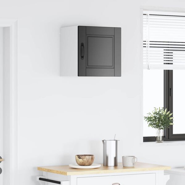 vidaXL Kj&oslash;kkenskap med hylle Svart 40 x 31 x 40 cm Konstruert tre