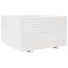 vidaXL Plantekasse hvit 80x80x49,5 cm heltre furu