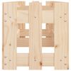 vidaXL H&oslash;ybed med gjerdedesign 200x30x30 cm heltre furu