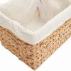 vidaXL Oppbevaringskurver 3 pcs Naturlig 35 x 30 x 25 cm Vannhyasint