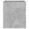 vidaXL Baderomsm&oslash;belsett betonggr&aring; sponplate