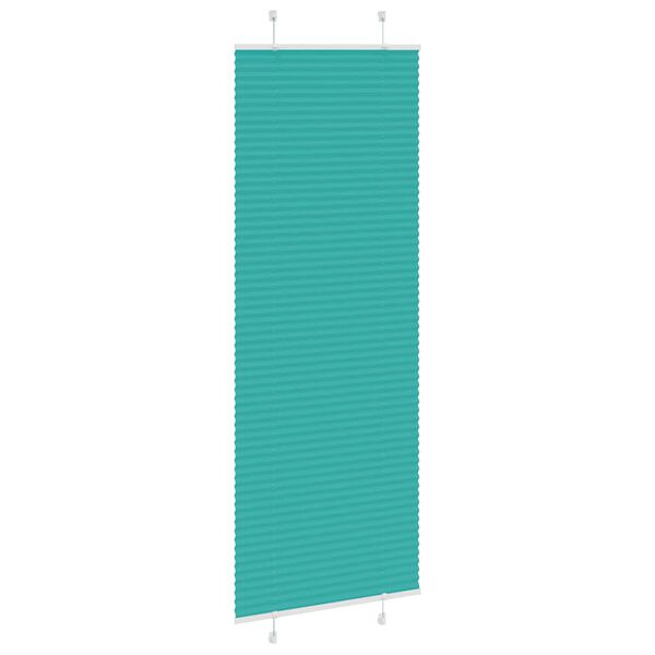 vidaXL pliss&eacute;gardin Bensin Gr&oslash;nn 75x200 cm Stoff Bredde 74,4 cm