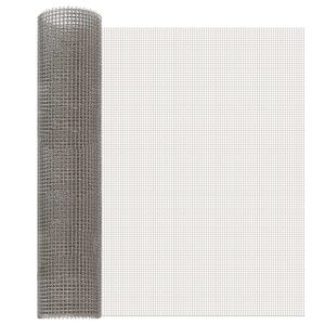 vidaXL Maskeskjerm 60 x 500 cm 3 Mesh Rustfritt st&aring;l 201 S&oslash;lv