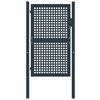 vidaXL Gjerdeport antrasitt 102x175 cm st&aring;l