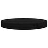 vidaXL Bordplate rund svart &Oslash;30x3 cm heltre furu