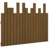 vidaXL Veggmontert hodegavl honningbrun 108x3x80 cm heltre furu