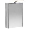 vidaXL Baderomsspeilskap Gr&aring; Sonoma 43 x 16 x 62.5 cm Konstruert tre