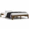 vidaXL Sengeramme honningbrun heltre furu 140x200 cm