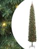vidaXL Kunstig juletre med 300 LED gr&oslash;nn 300 cm PVC og st&aring;l og plast