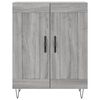 vidaXL Highboard gr&aring; sonoma 69,5x34x180 cm konstruert tre