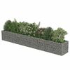 vidaXL Gabion h&oslash;ybed galvanisert st&aring;l 360x50x50 cm