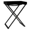 vidaXL Sammenleggbart bord svart 48x34x61 cm MDF