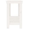 vidaXL Arbeidsbenk hvit 180x50x80 cm heltre furu