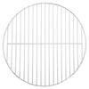 vidaXL Grillrist rund &Oslash;37 cm 304 rustfritt st&aring;l