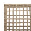 vidaXL Hage Stol 2 pcs Beige 53 x 60 x 85 cm polyrotting