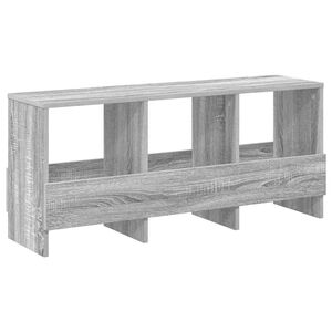 vidaXL Magasinreol Gr&aring; Sonoma 102 x 30 x 45 cm