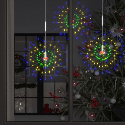 vidaXL Utendørs julelys kinaputter 10 stk flerfarget 20 cm 1400 LED