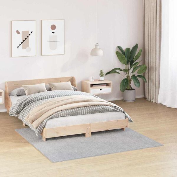 vidaXL Anti-sklisikker Shaggy Teppe Gr&aring; 160 x 160 cm PP