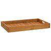 vidaXL Serveringsbrett 60x35 cm heltre teak